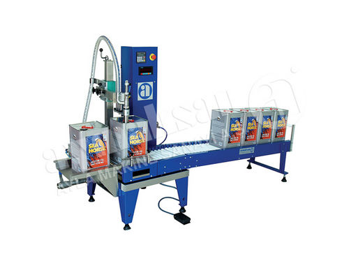 Llenadora semiautomática - LD 531 LCM - Aymaksan Ayla Makina San. A.S. - multicontenedor / de líquidos / de gravedad