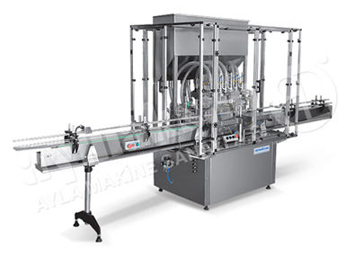 Llenadora automática - LD 506 PAL - Aymaksan Ayla Makina San. A.S. - de botellas / para líquido / volumétrica