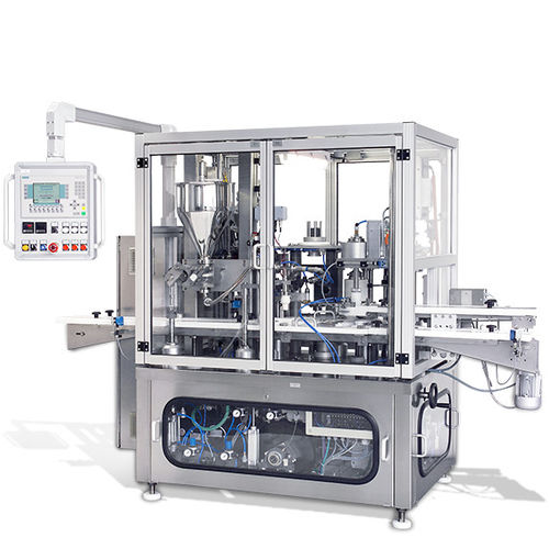 Llenadora selladora automática - BaCo3600 - BALLERSTAEDT & CO. OHG - rotativa / para productos a granel / para productos farmacéuticos