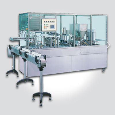 Llenadora selladora enteramente automática - FST Series - San Tung Machine Industry Co., Ltd. - para productos alimentarios / para líquido / de vasos