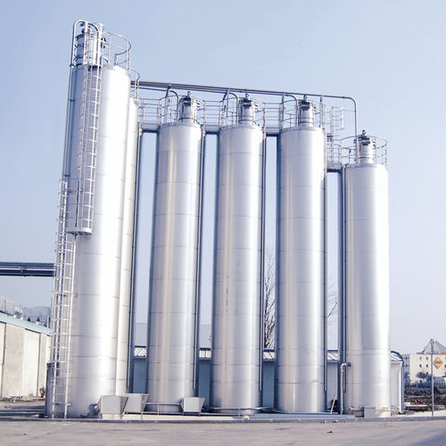 Silo de acero inoxidable - Globosilo - Cepi Spa - soldado / con extractor / con mezclador