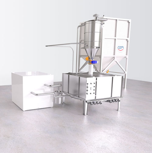 Refrigerador de harina - Cepi Spa - de lecho fluidizado
