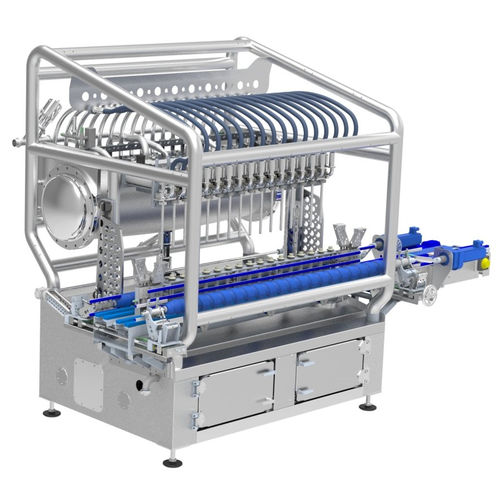 Máquina de llenado automática - Typ_055 - NIKO Nahrungsmittel-Maschinen GmbH & Co. KG - de botes / de líquidos / de productos pastosos