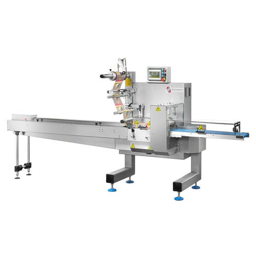 Máquina de embalaje automática - AURIGA 500 E - DELFIN S.r.l. - horizontal / flowpack / con sellado