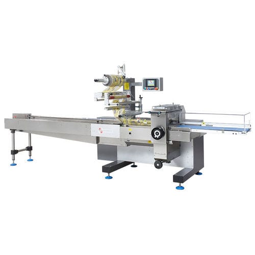 Máquina de embalaje automática - ORION 700 E - DELFIN S.r.l. - horizontal / con sellado / flow-pack