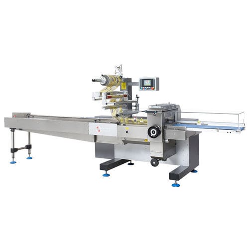 Máquina de embalaje automática - LYRA 600 E - DELFIN S.r.l. - horizontal / con sellado / flow-pack