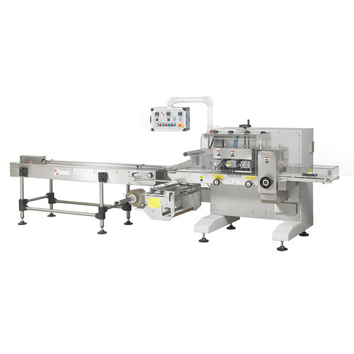 Máquina de embalaje automática - SIRIO 600 E - DELFIN S.r.l. - horizontal / con sellado / flow-pack