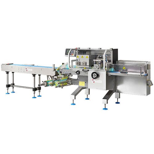 Máquina de embalaje automática - GEMINI 500 E - DELFIN S.r.l. - horizontal / con sellado / flow-pack