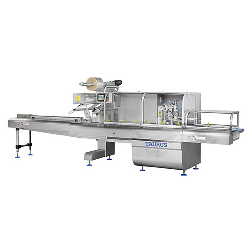 Máquina de embalaje automática - TAURUS 700 E - DELFIN S.r.l. - horizontal / con sellado / flow-pack