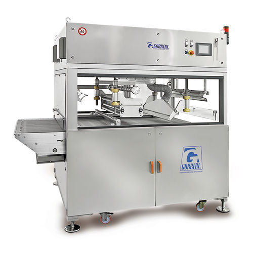 Máquina de recubrimiento de chocolate - ENROBMATIC - Gorreri S.r.l. - para la industria agroalimentaria / de acero inoxidable