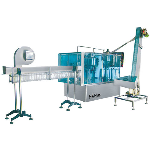 Llenadora taponadora monobloque - M/S. Hilda Automation  - para botellas de plástico / automática