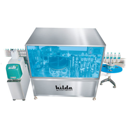 Máquina de etiquetado automática - BOPP  - M/S. Hilda Automation  - para botellas / de cola hot-melt / lineal