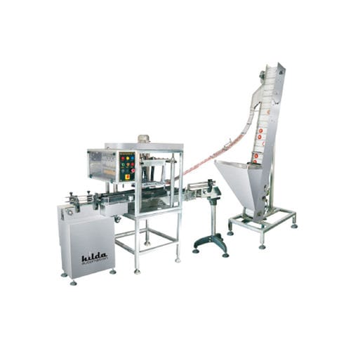 Tapadora-enroscadora automática - M/S. Hilda Automation  - para botellas de vidrio / para la industria alimentaria / de alta velocidad