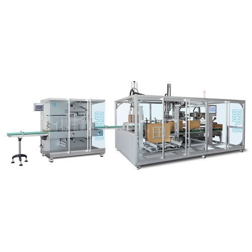 Flejadora automática - HFB-60 - Zhejiang Hualian Pharmaceutical Machinery Co., Ltd. - de cajas / 220 V monofásico / de alta velocidad