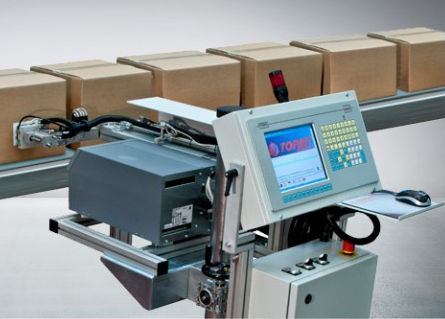 Impresora-aplicadora de etiquetas para etiquetas autoadhesivas - Eticode 600 series - IBERTOPJET, S.L. - para aplicación en el lateral del producto / para aplicación en la parte superior del producto / para embalajes