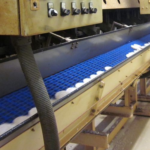 Cinta transportadora calada - KRM 50 - Jonge Poerink Conveyors - modular / de POM / de poliamida