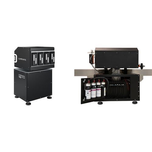 Máquina de impresión de inyección de tinta UV - V6 color - LIMITRONIC  - para papel / para textiles / para embalajes