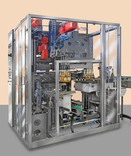 Encajadora vertical - ACCUPACK 20-M - MAS PACK - pick and place / automática / para botellas de vidrio