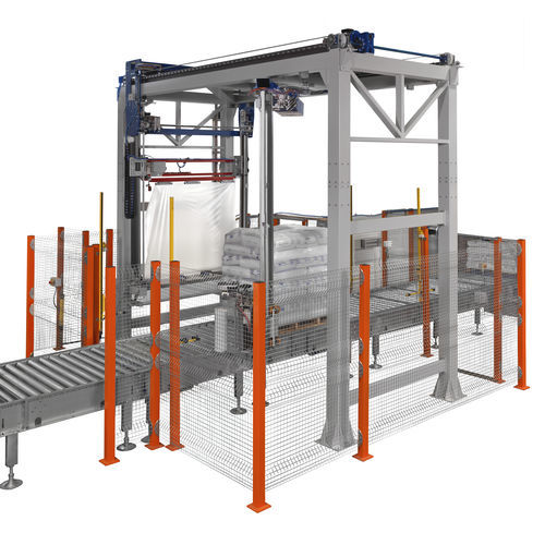Envolvedora horizontal - MF WRAP 60 - MF TECNO - MASSINI INDUSTRIES srl - automática / para palés / de mando