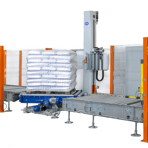 Envolvedora con plataforma giratoria - MF WRAP 35 - MF TECNO - MASSINI INDUSTRIES srl - automática / para transporte / para palés