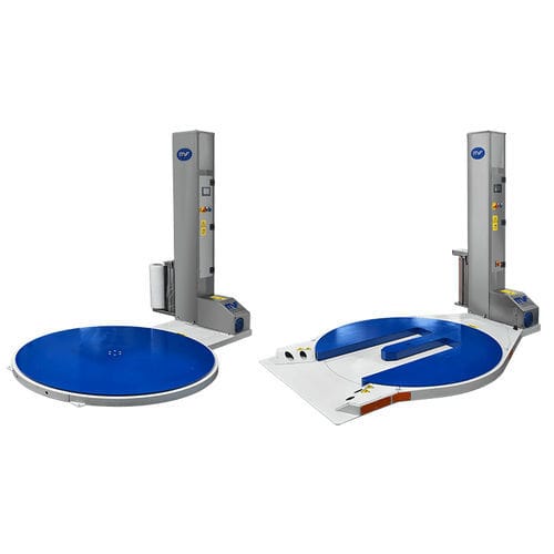 Envolvedora con plataforma giratoria - MF SPW 20 - MF TECNO - MASSINI INDUSTRIES srl - semiautomática / para manguera / para palés