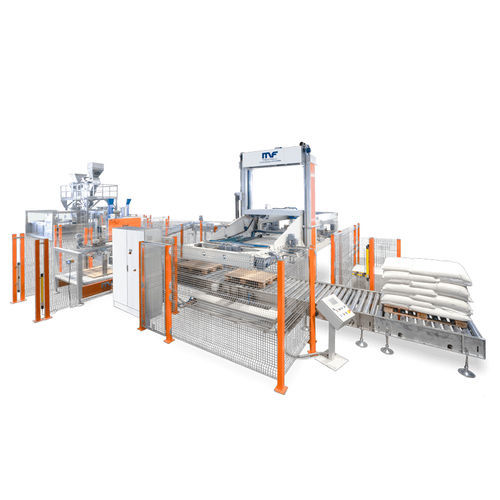 Paletizador columna - PSM 1500/S - MF TECNO - MASSINI INDUSTRIES srl - para saco / para palés / de producción