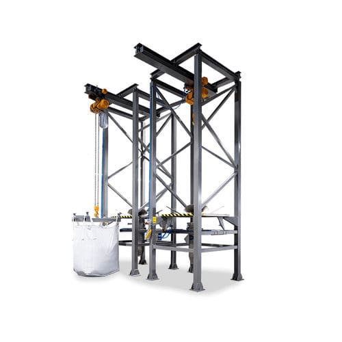 Sistema de descarga para big bag - MF TECNO - MASSINI INDUSTRIES srl - semiautomático