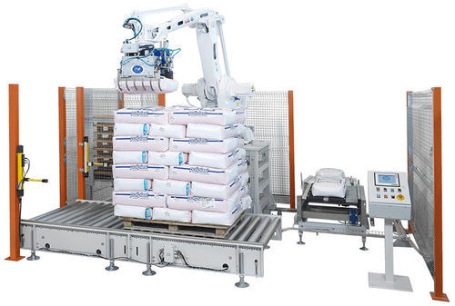 Paletizador por capas - IRB 460 - MF TECNO - MASSINI INDUSTRIES srl - de bolsas / para cajas / automático