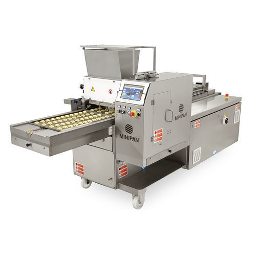 Línea de producción de galletas con dispositivo de corte - COMBY 3VO - Minipan S.r.l. Food Processing Machines - con extrusora / con formadora