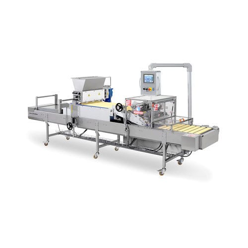 Línea de producción de galletas con extrusora - SYR - Minipan S.r.l. Food Processing Machines - controlada por PLC