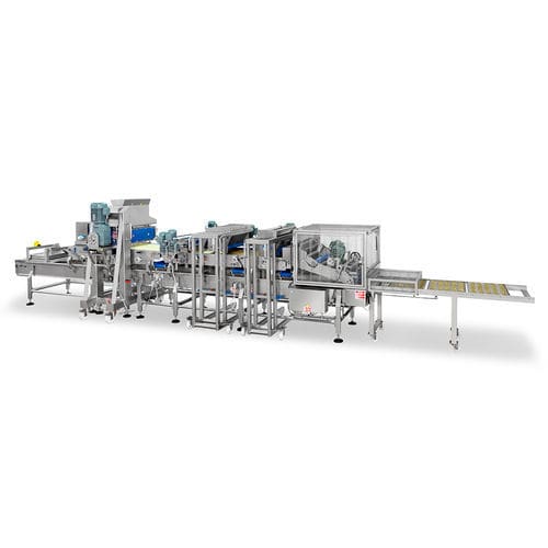 Línea de producción de galletas con extrusora - SYR TOP 660 - Minipan S.r.l. Food Processing Machines - controlada por PLC / multicabezal