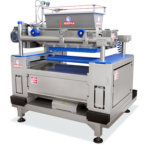 Línea de producción de cookies con dispositivo de corte - COMBY PLUS 800-1200 - Minipan S.r.l. Food Processing Machines - con extrusora / controlada por PLC / alta capacidad