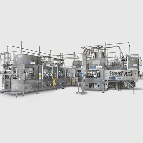 Enjuagadora/llenadora/taponadora de esterilización - ECOSpin2 Zero - GEA Procomac S.p.A. - para botellas de plástico / aséptica / rotativa