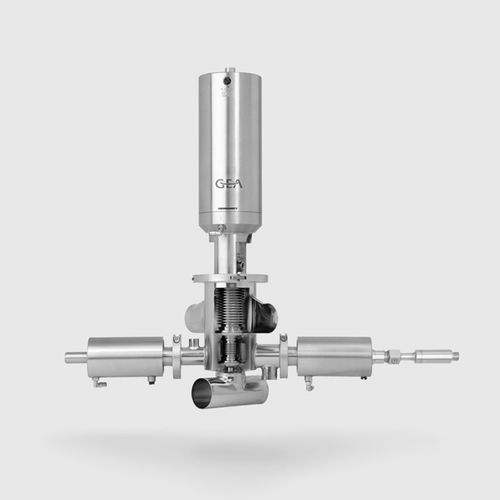 Válvula con control neumático - Aseptomag® DK - GEA Procomac S.p.A. - antimezcla / de cierre / doble