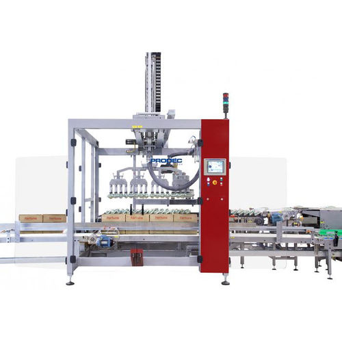 Encajadora pick and place - D-300 - Prodec Equipos de Envasado, S.A.U. - de carga superior / automática / para botellas