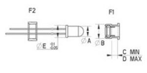 Portalentes para LED - 014 series - Skiffy