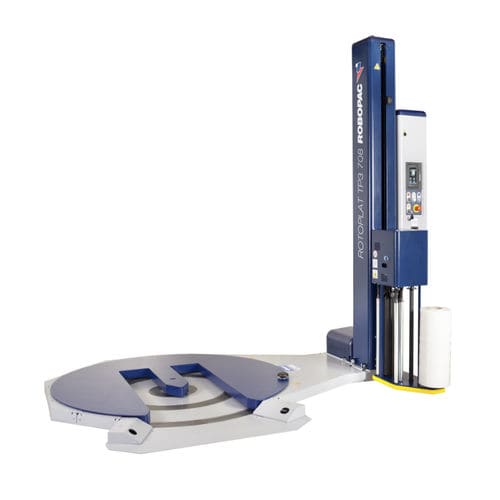 Envolvedora con plataforma giratoria - ROTOPLAT TP3 - ROBOPAC SPA - de paneles / de paquetes de perfil bajo / de mando