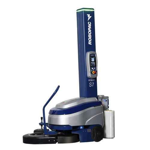 Envolvedora con plataforma giratoria - Robot S7 series - ROBOPAC SPA - robotizada / de film estirable / con batería