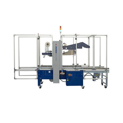 Precintadora de cajas de cartón con cuatro solapas - Robotape CFA HD - ROBOPAC SPA - cinta adhesiva / automática