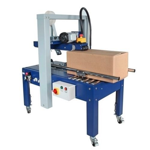 Precintadora de cajas de cartón con cuatro solapas - Robotape TBDA HD - ROBOPAC SPA - cinta adhesiva / semiautomática
