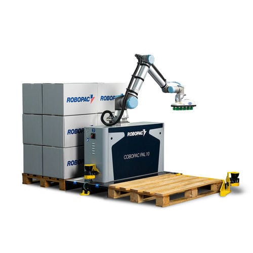 Paletizador robotizado - Cobopac Pal 10  - ROBOPAC SPA - de chimenea / para cajas / colaborativo