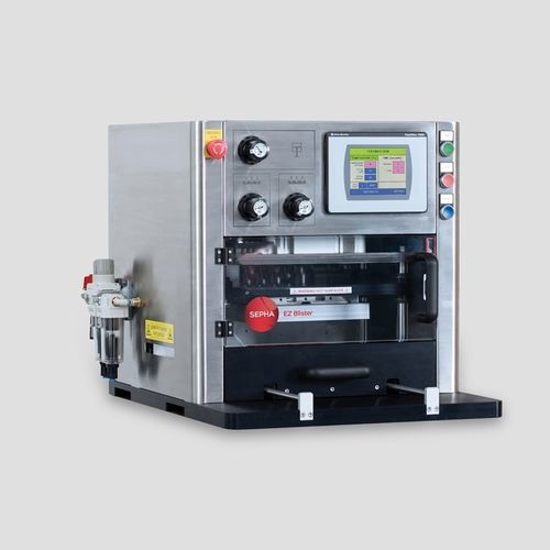Máquina de embalaje controlada por PLC - EZ Blister - Sepha Ltd. - compacta / en blíster / de comprimidos