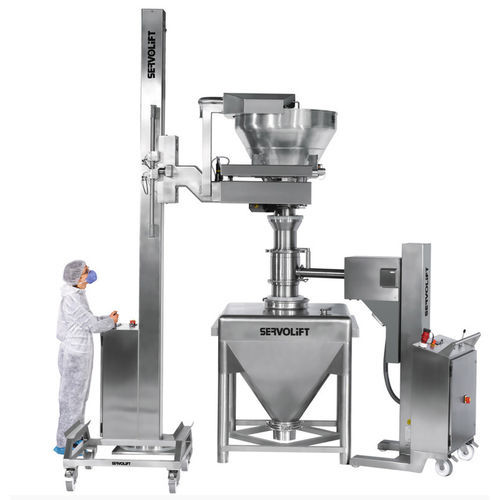 Pesadora para granel - Servolift GmbH - con alimentador por gravedad / semiautomática