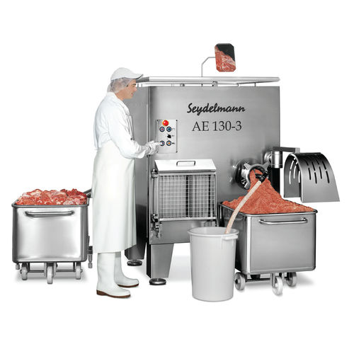Picadora industrial de carne - AE 130/3 - Maschinenfabrik Seydelmann - automática / de acero inoxidable