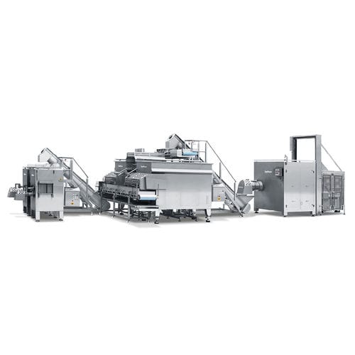 Línea de producción de carne picada de pesaje - AW 300 U / MR 2500 / MU 200 - Maschinenfabrik Seydelmann