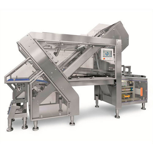 Porcionadora de queso de lámina - TS500 - Weber Maschinenbau - automática / horizontal / con transportador