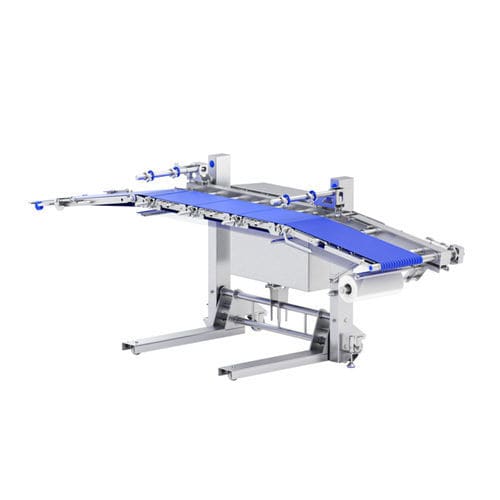 Alimentador de banda - weLOAD 1000 - Weber Maschinenbau - para productos alimentarios / totalmente automático / compacto