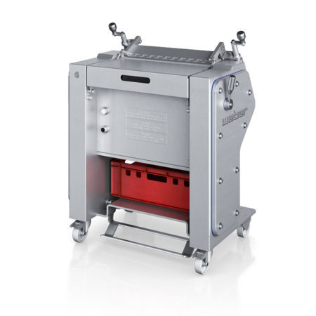 Descortezadora de jamón - ASP 560 D - Weber Maschinenbau - de hombro / automática
