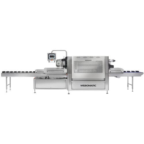 Operculadora lineal - TL 1150 - WEBOMATIC - automática / al vacío / con MAP