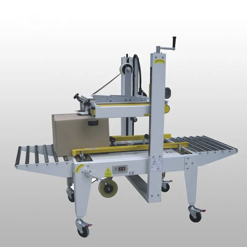Precintadora de cartón de doble solapa - GPA-50 - SHANDONG  SINOLION  MACHINERY  CORP  LTD - cinta adhesiva / semiautomática